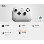 Tay cầm 8BitDo Ultimate 2.4G Wireless Hall Effect kèm Dock sạc chơi Game đa nền tảng