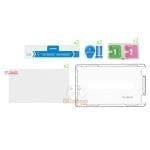 Bộ 2 Kính Cường Lực kèm Khung dán cho Nintendo Switch OLED chính hãng DOBE