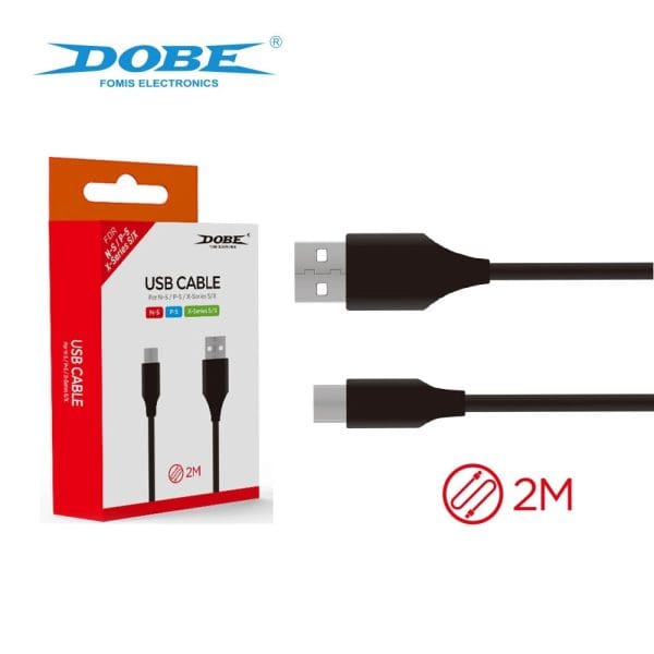 Cáp sạc USB Type C dài 2m cho PS5/XBOX/Nintendo Switch/Điện thoại