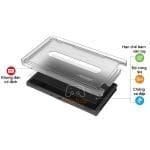 Bộ 2 Kính Cường Lực kèm Khung dán cho Nintendo Switch OLED chính hãng DOBE