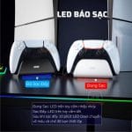Dock Sạc Đế Sạc Tay Cầm PS5 Dualsense LED RGB Chính Hãng IINE
