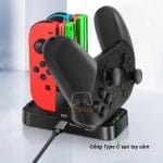 Bộ Dock Sạc Joycon và Tay Cầm Nintendo Switch Chính Hãng DOBE
