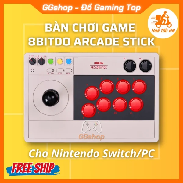 Bàn Chơi Game 8BitDo Arcade Stick cho Nintendo Switch/PC