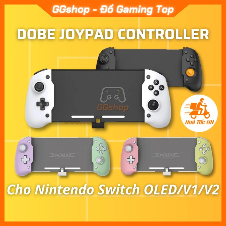 Bộ tay cầm TNS-1125 Joypad và Túi đựng cho Nintendo Switch chính hãng DOBE