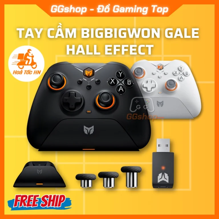 Tay Cầm BIGBIGWON GALE Hall Effect Chơi Game Đa Nền Tảng