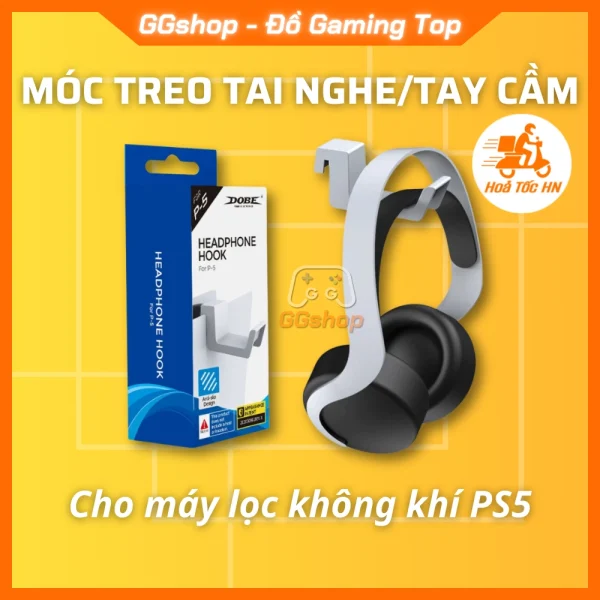 Giá móc treo Tai Nghe/Tay Cầm PS5 chính hãng DOBE