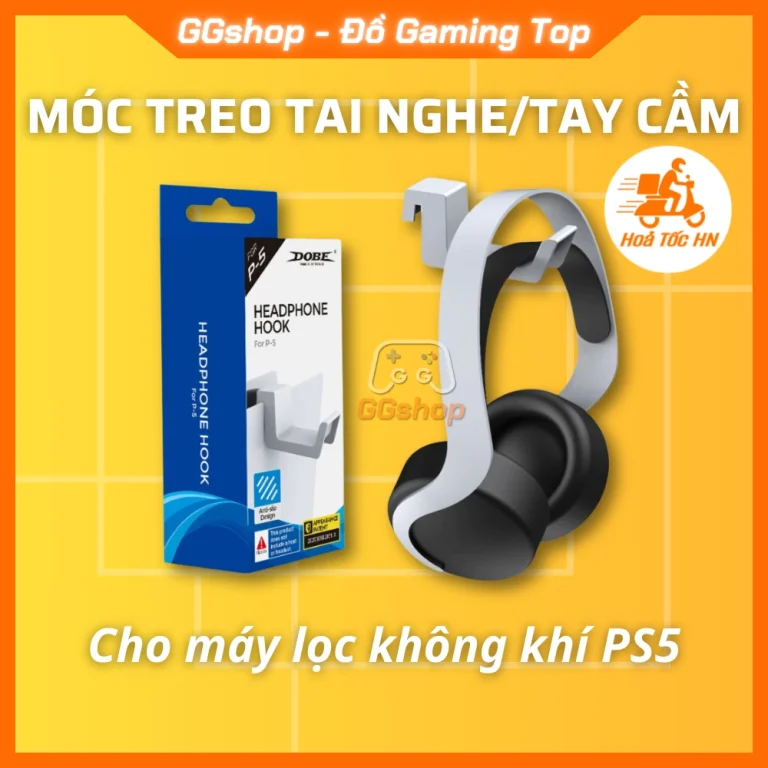 Giá móc treo Tai Nghe/Tay Cầm PS5 chính hãng DOBE