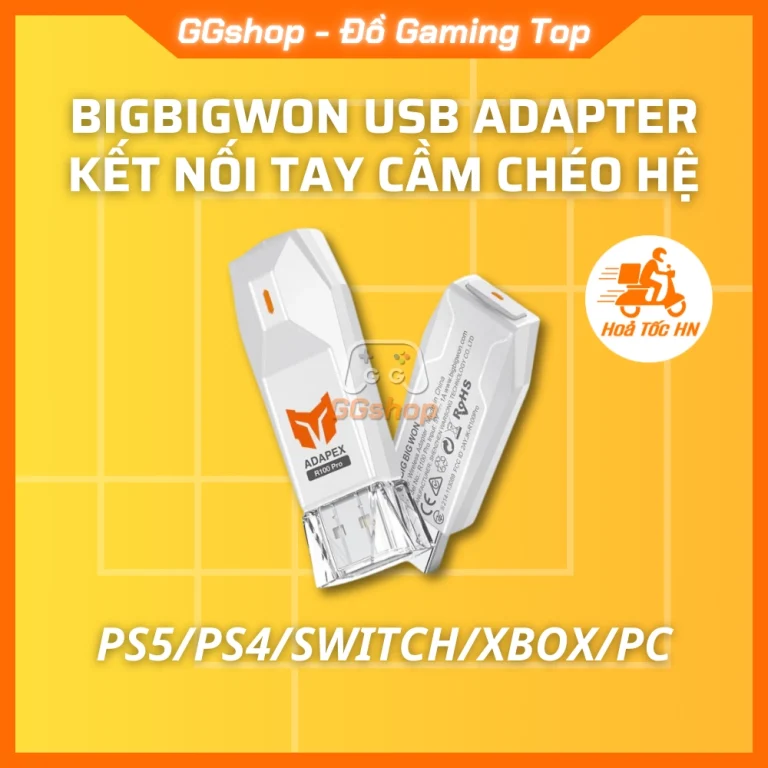 USB Adapter Kết Nối Chéo Hệ Tay Cầm PS5/PS4/XBOX/Switch/PC