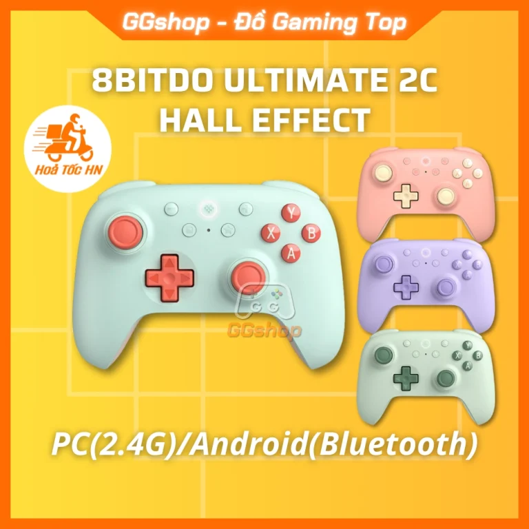 Tay Cầm 8BitDo Ultimate 2C Hall Effect Chơi Game PC/Android