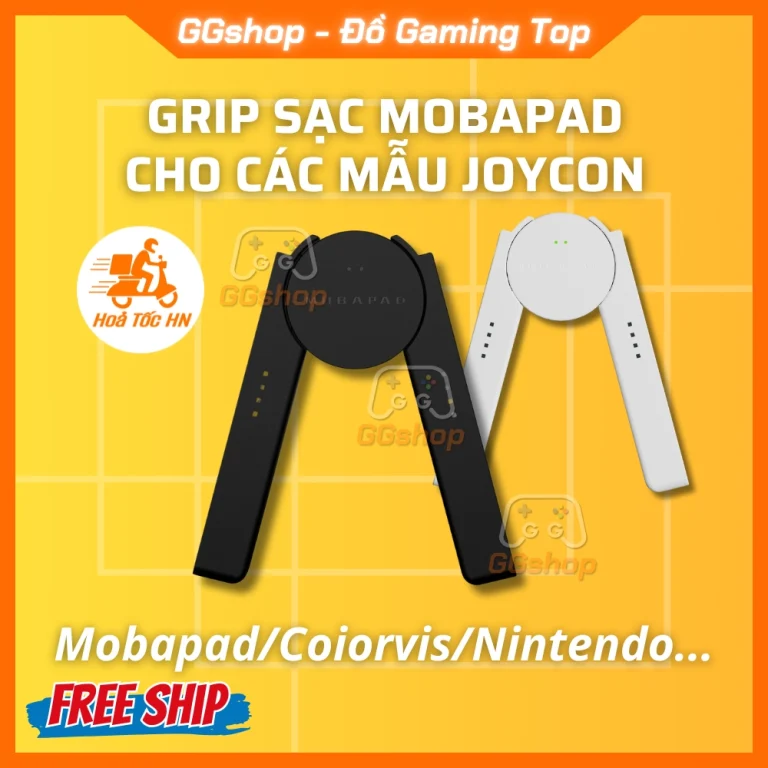 Grip Sạc Joycon Mobapad/Coiorvis/Nintendo Switch/IINE…