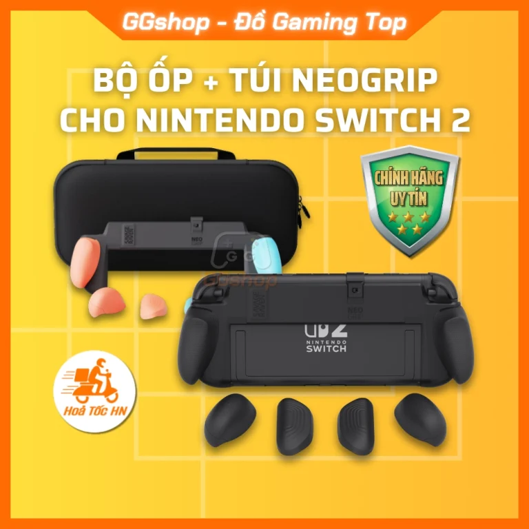 Bộ Ốp Lưng NeoGrip Savage Raven by Skull & Co Cho Nintendo Switch 2