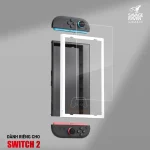 Bộ 2 Kính Cường Lực Cao Cấp Cho Nintendo Switch 2 Kèm Khung Dán Skull & Co