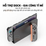Ốp Trong Suốt JYS Cho Nintendo Switch 2 Bảo Vệ Toàn Diện Hỗ Trợ Dock Mode