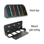 Dock Sạc Joycon HBS LED RGB Cho Nintendo Switch 2