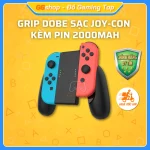 Grip sạc Joycon kèm Pin 2000mAh cho Nintendo Switch chính hãng DOBE