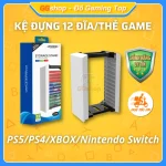 Kệ đựng 12 Đĩa Game PS5/PS4/XBOX/Nintendo Switch chính hãng DOBE
