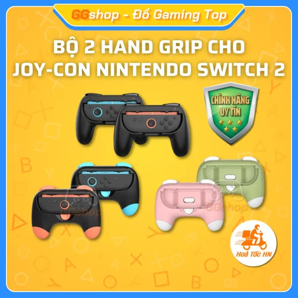Bộ 2 Handgrip Cho Joy-Con Nintendo Switch 2 Chính Hãng DOBE