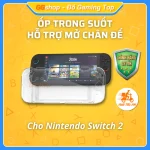 Ốp Trong Suốt JYS Cho Nintendo Switch 2 Bảo Vệ Toàn Diện Hỗ Trợ Dock Mode