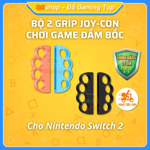 Bộ 2 Grip JYS Cho JoyCon Nintendo Switch 2 Chơi Game Đấm Bốc