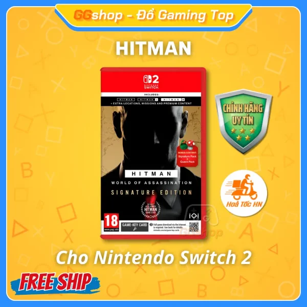 Băng Game HITMAN World of Assassination – Signature Edition Cho Nintendo Switch 2