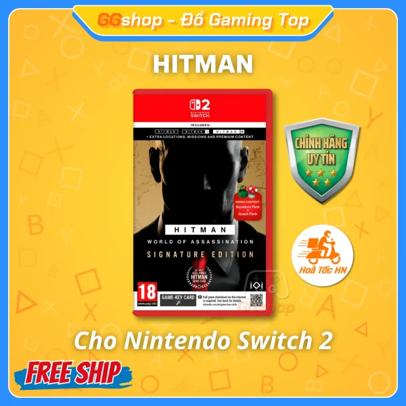Băng Game HITMAN World of Assassination – Signature Edition Cho Nintendo Switch 2