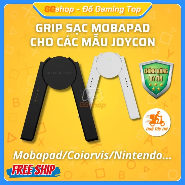 Grip Sạc Joycon Mobapad/Coiorvis/Nintendo Switch/IINE…