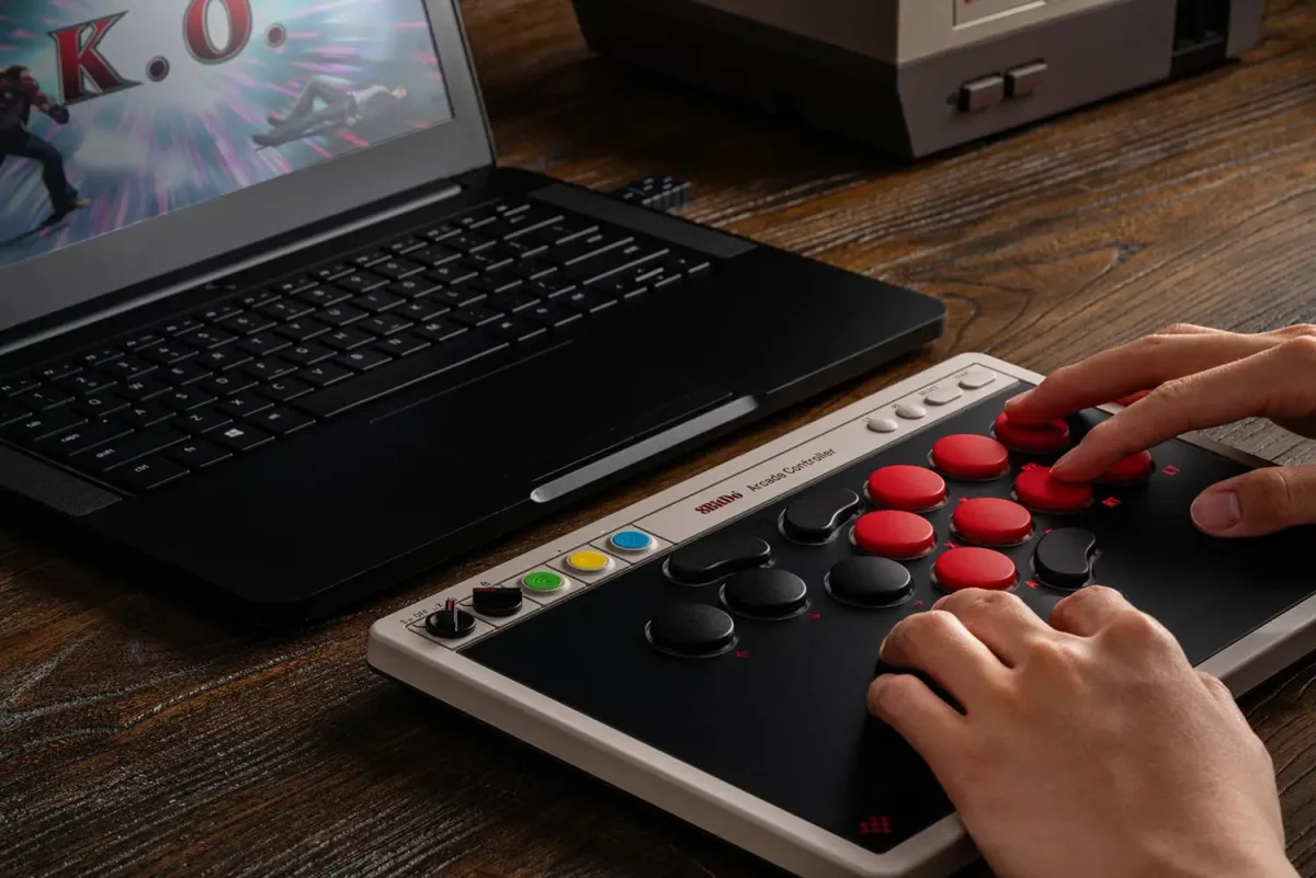 Bàn Chơi Game 8BitDo Arcade Controller Hitbox Cho Nintendo Switch/PC