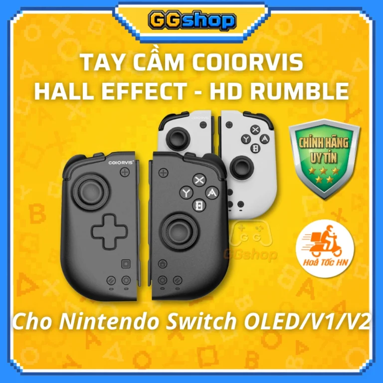 Tay Cầm COIORVIS Phantom HD Cho Nintendo Switch OLED/V1/V2