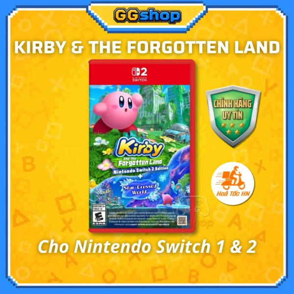Băng Game Kirby and the Forgotten Land + Star-Crossed World Nintendo Switch 2 Edition