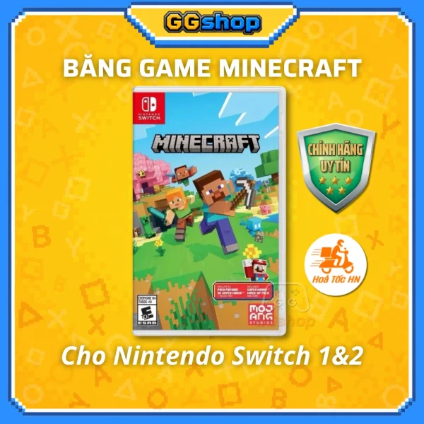 Băng Game Minecraft Cho Nintendo Switch 1&2