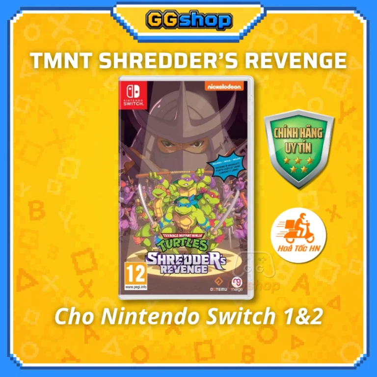 Băng Game TMNT: Shredder’s Revenge Cho Nintendo Switch 1&2