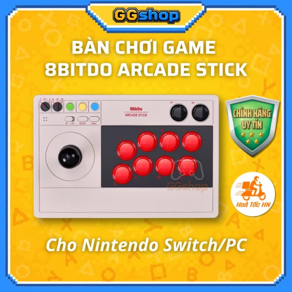 Bàn Chơi Game 8BitDo Arcade Stick cho Nintendo Switch/PC