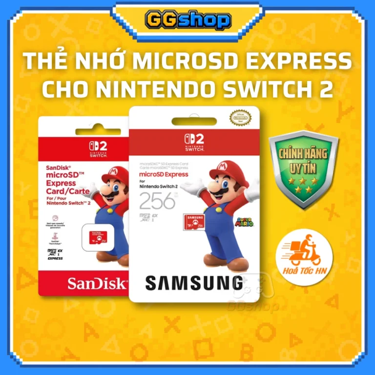 Thẻ Nhớ MicroSD Express 256GB Cho Nintendo Switch 2