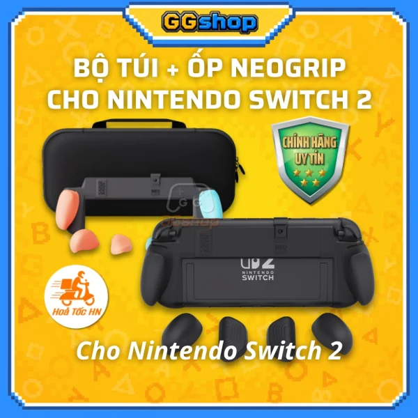 Bộ Ốp Lưng NeoGrip Savage Raven by Skull & Co Cho Nintendo Switch 2