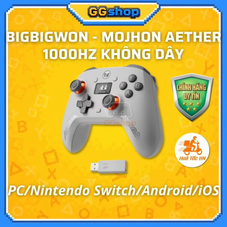 Tay Cầm BIGBIGWON MOJHON Aether Chơi Game PC/Switch/Android/iOS