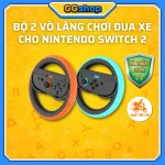 Bộ 2 Grip Vô Lăng Cho JoyCon Nintendo Switch 2 Chính Hãng DOBE