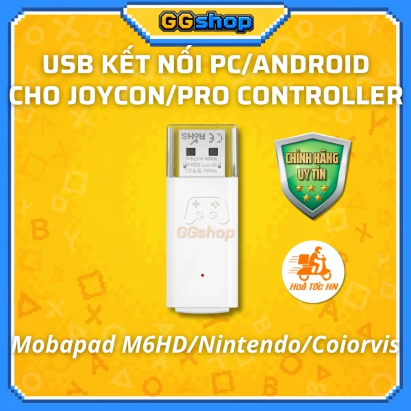 USB Mobapad D1 Kết Nối PC/Android với Mobapad M6HD/Joy-Con/Coiorvis/Pro Controller