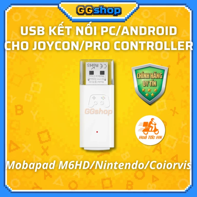 USB Mobapad D1 Kết Nối PC/Android với Mobapad M6HD/Joy-Con/Coiorvis/Pro Controller