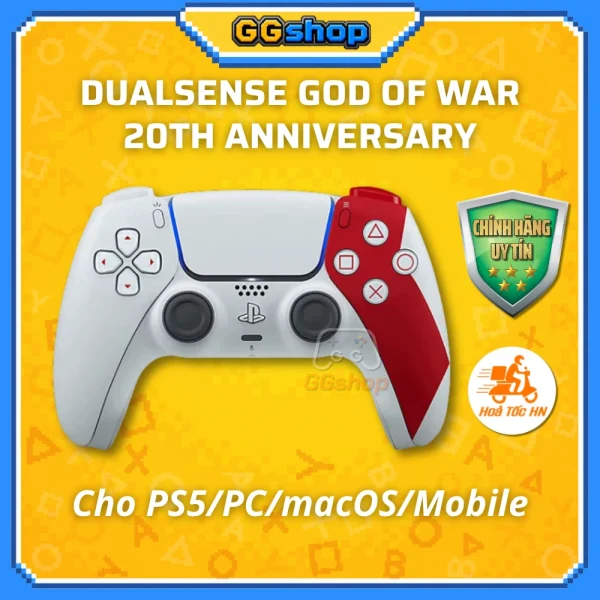 Tay Cầm PS5 DualSense God of War 20th Anniversary Limited Edition