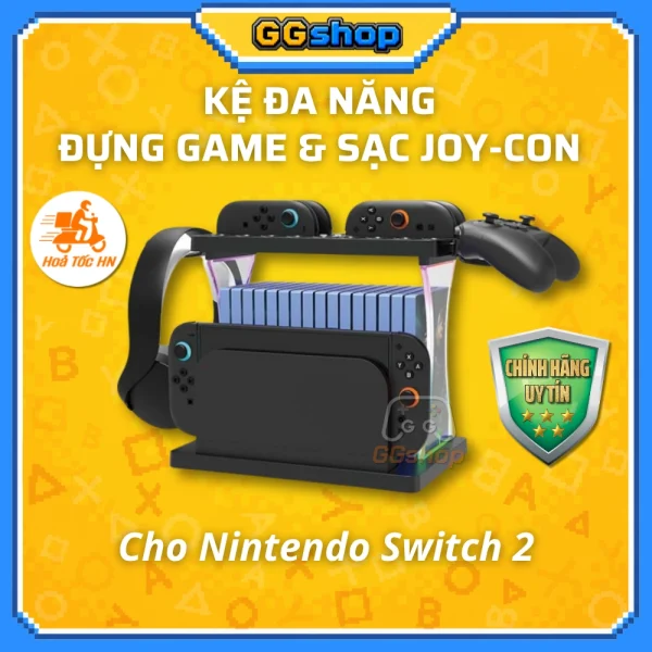 Kệ Đa Năng Đựng Game & Sạc JoyCon Cho Nintendo Switch 2
