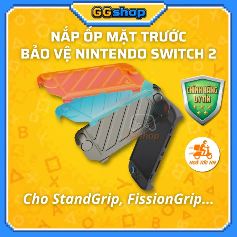 Nắp Ốp HardShell Bảo Vệ Mặt Trước StandGrip/FissionGrip Savage Raven Cho Nintendo Switch 2