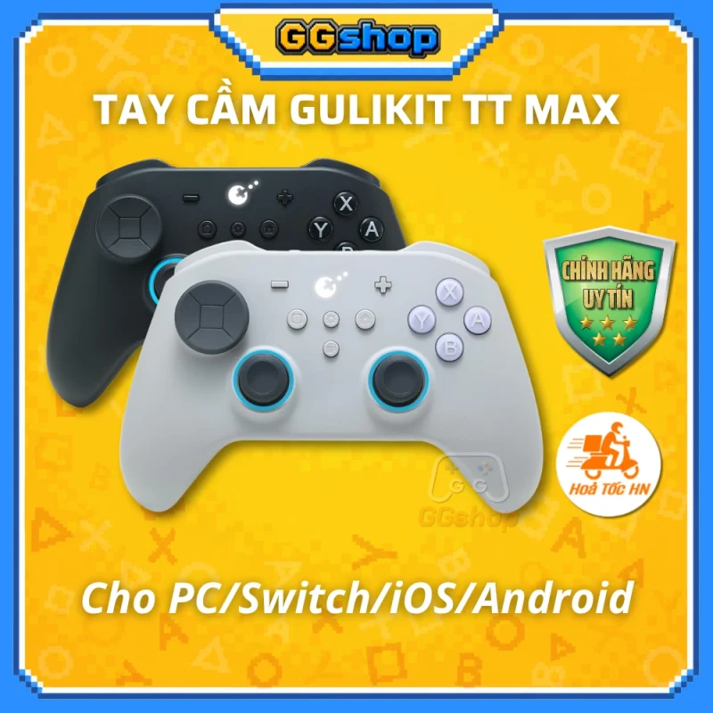 Tay Cầm Chơi Game GuliKit TT MAX Cho PC/Nintendo Switch/iOS/Android
