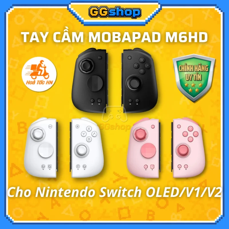 Tay cầm MOBAPAD M6HD cho Nintendo Switch OLED/V1/V2