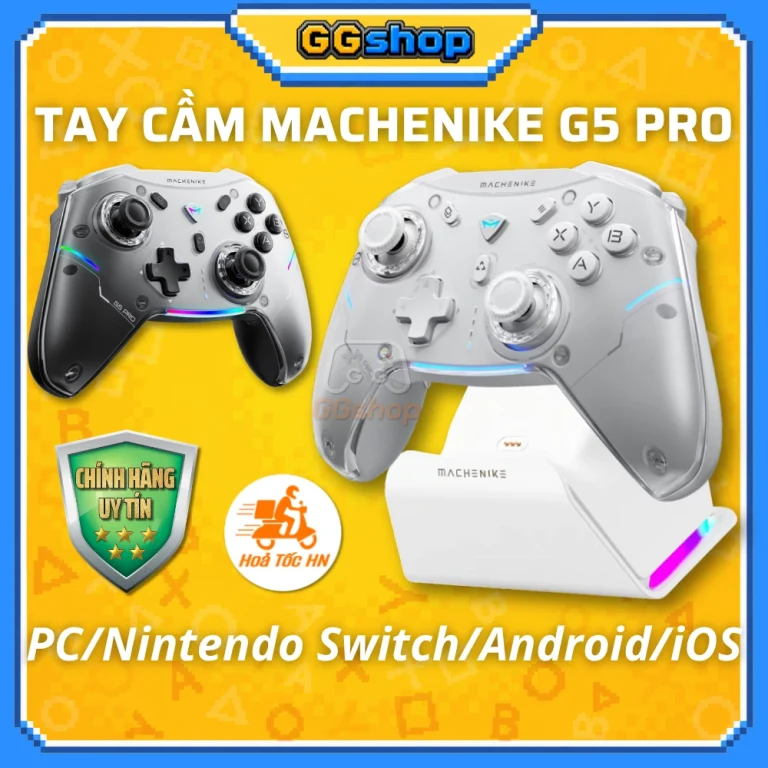 Tay Cầm MACHENIKE G5 PRO Hall Effect Nút Cơ Chơi Game Đa Nền Tảng