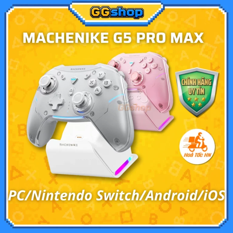 Tay Cầm MACHENIKE G5 PRO MAX Hall Effect Nút Cơ Chơi Game Đa Nền Tảng
