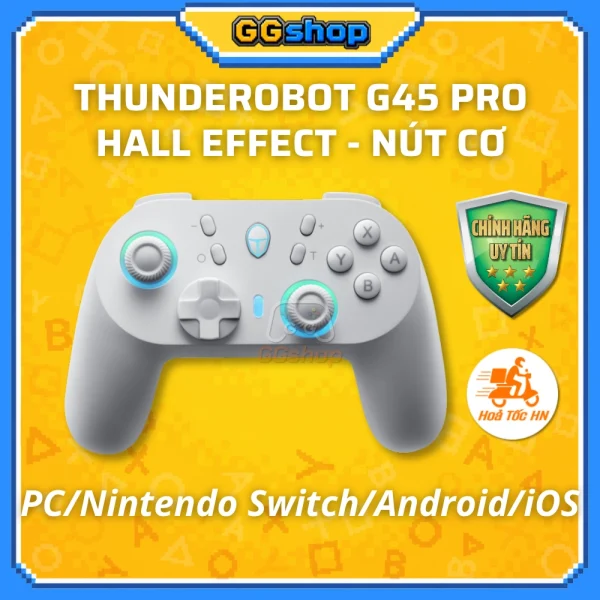 Tay Cầm Chơi Game THUNDEROBOT G45 PRO Hall Effect Nút Bấm Cơ