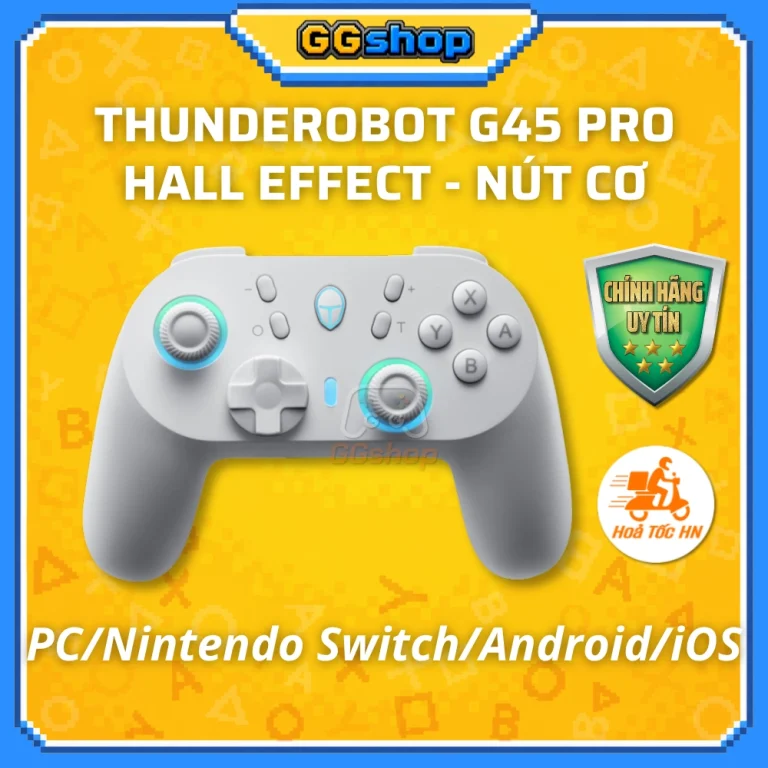 Tay Cầm Chơi Game THUNDEROBOT G45 PRO Hall Effect Nút Bấm Cơ
