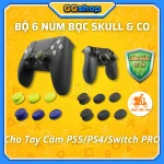 Núm Bọc Analog Skull & Co Cho Tay Cầm PS5/PS4/Switch Pro