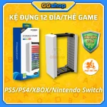 Kệ đựng 12 Đĩa Game PS5/PS4/XBOX/Nintendo Switch chính hãng DOBE