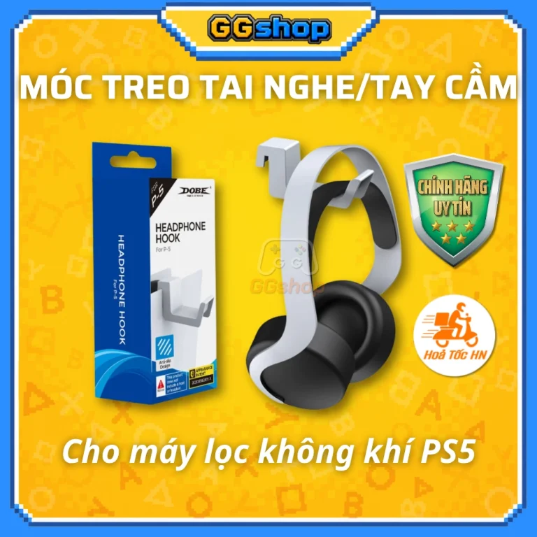Giá móc treo Tai Nghe/Tay Cầm PS5 chính hãng DOBE